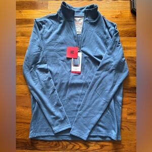 Original Weatherproof Vintage Blue Quarter-Zip Pullover